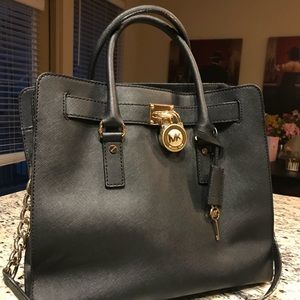 Michael Kors Saffiano Leather Hamilton Tote